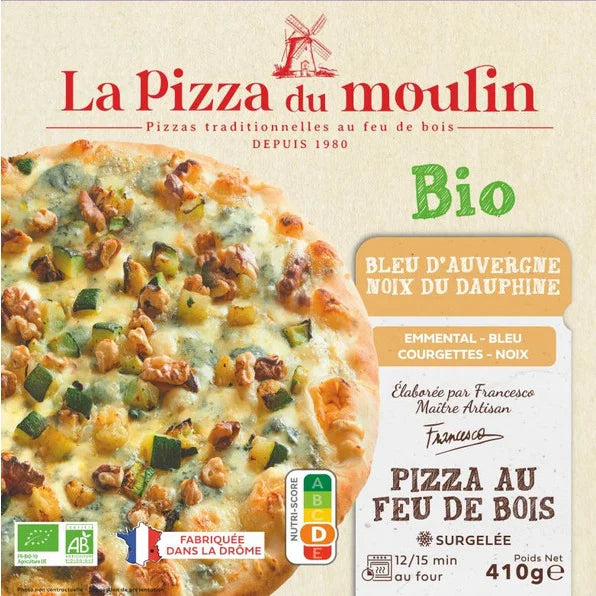 LA PIZZA DU MOULIN -- 4- pizza bleu d'auvergne et noix