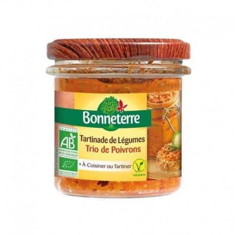 BONNETERRE -- Tartinade de legumes trio poivron