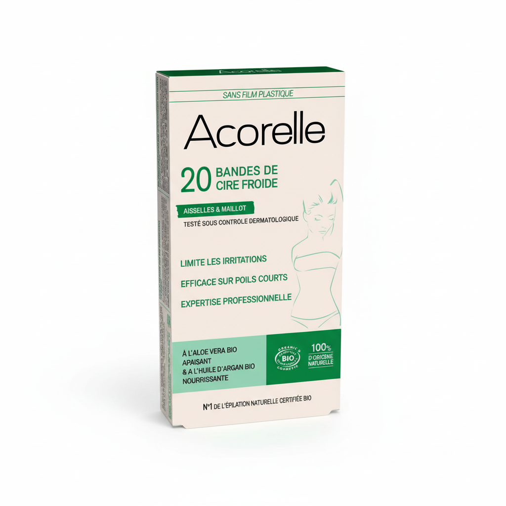 ACORELLE -- Bande depilatoire aisselles maillot bio